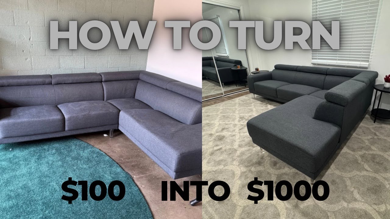 How to Turn $100 Into $1000 in 5 EASY Steps! | Couch Flipping