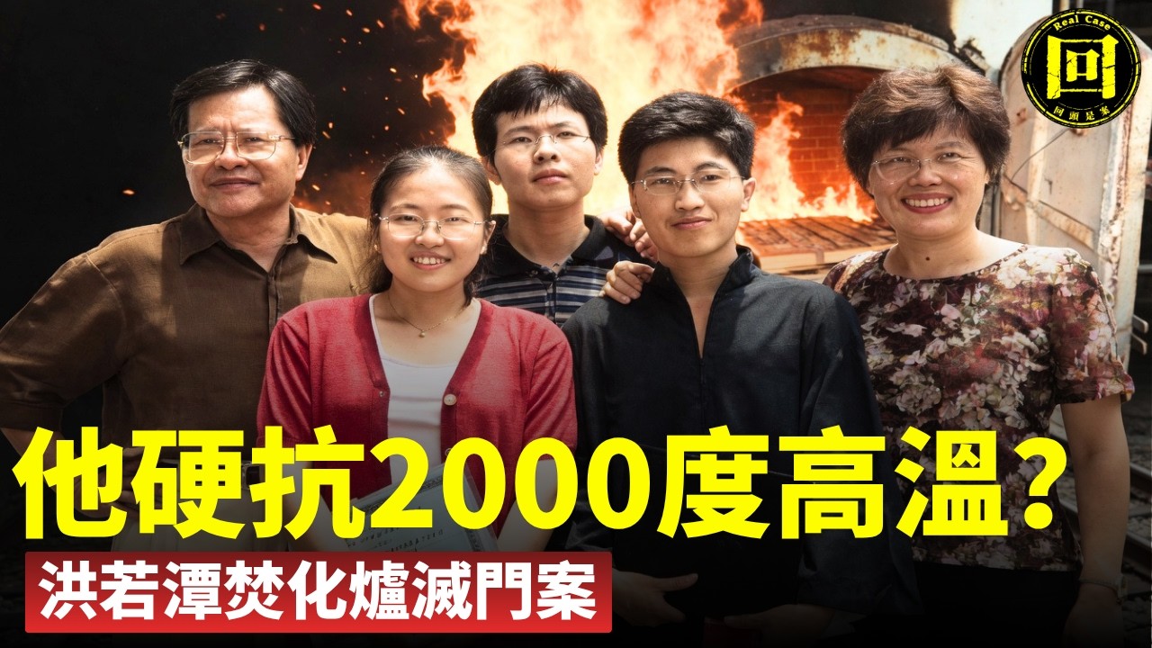 2026解讀：洪若潭滅門案最恐怖真相！2000度高溫慘死！一家5口人間蒸發！花60萬訂製焚化爐，一家5口全進爐！三子女還活著？至今沒屍體？| 回頭是案