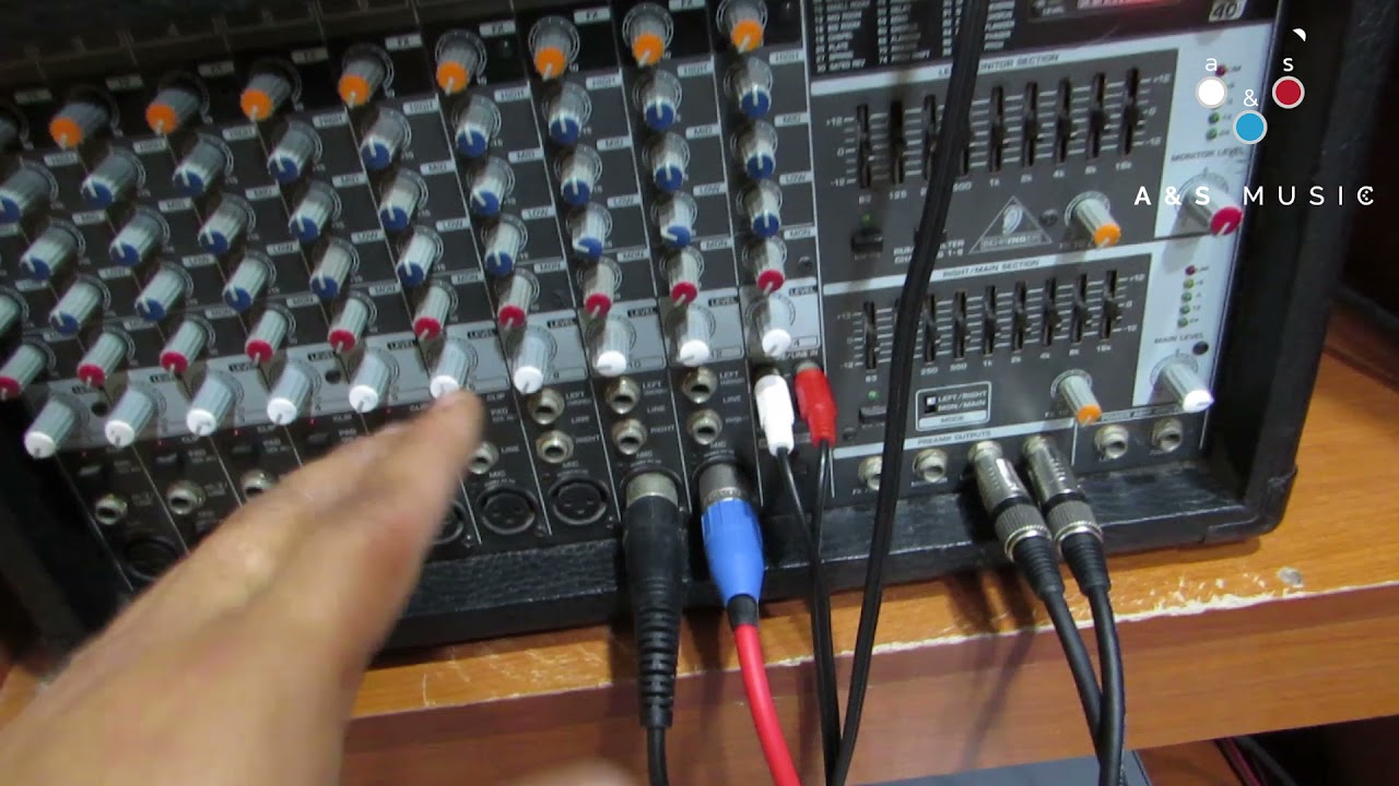 [INSTALAMOS UN POWER PEAVEY PVI1000 A CONSOLA AMPLIFICADA BEHRINGER PMP2000]