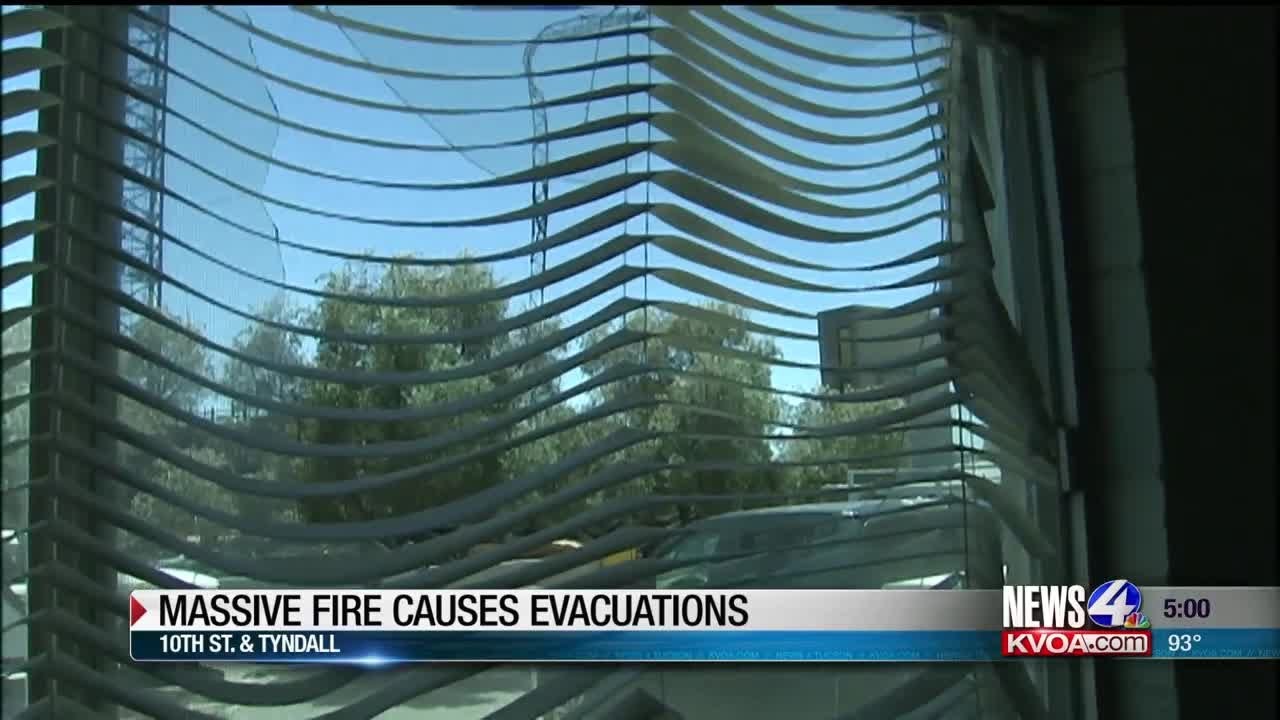 Large fire destroys student housing complex