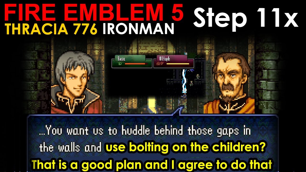 FE5 Step 11x: Go through the "Murder Holes"/"Murder Hollace"/"Ballistarae"/etc to "rescue" prisoners