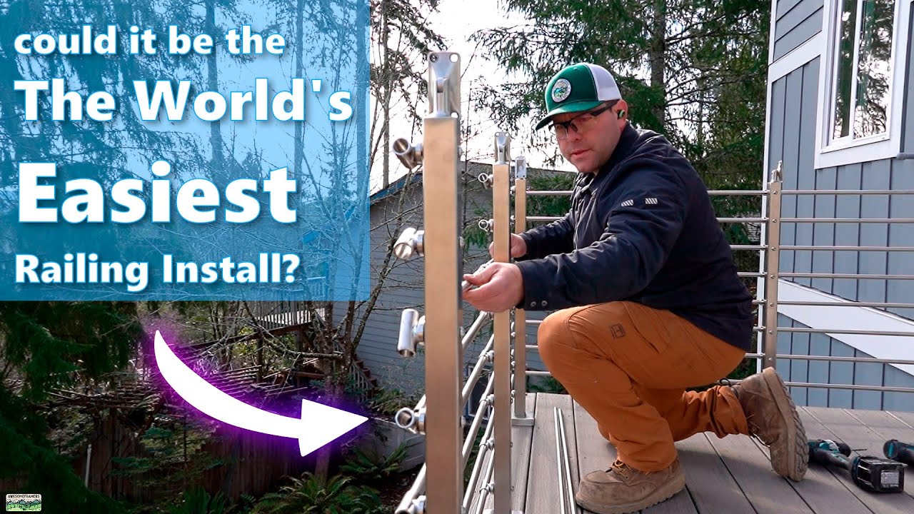 Worlds Easiest Railing Install? Cascadia by AGS Stainless
