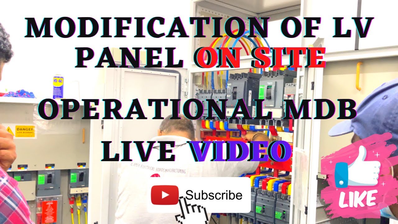 LV Panel Modification Live On Site | How to do operational LV Panel modification
