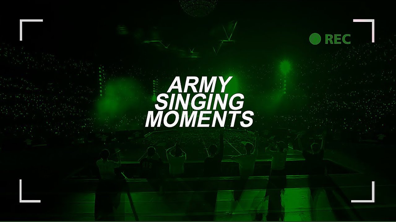 BTS || ARMY singing moments pt 14