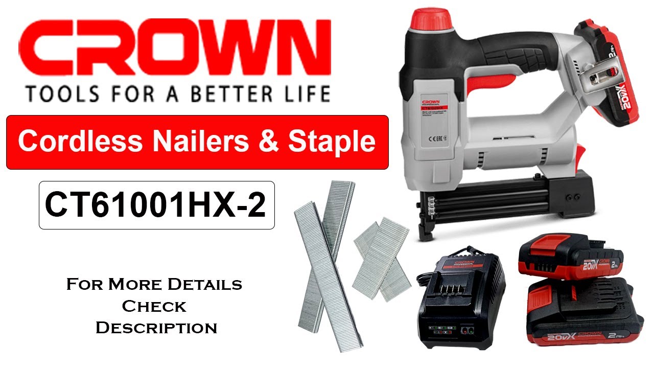 How To Use Cordless Stapler and Nailer | CT61001HX-2 | Mamtech Associates