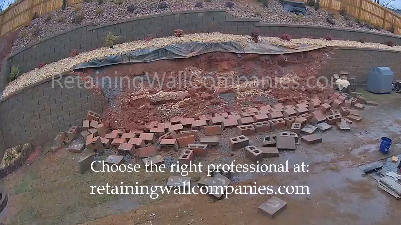 Retaining Wall Collapse | Retaining Wall Companies