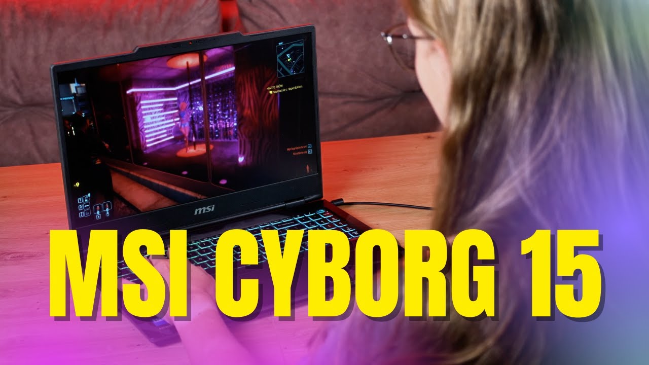 Laptop gamingowy MSI Cyborg 15 💻 Idealna propozycja na świąteczny prezent!