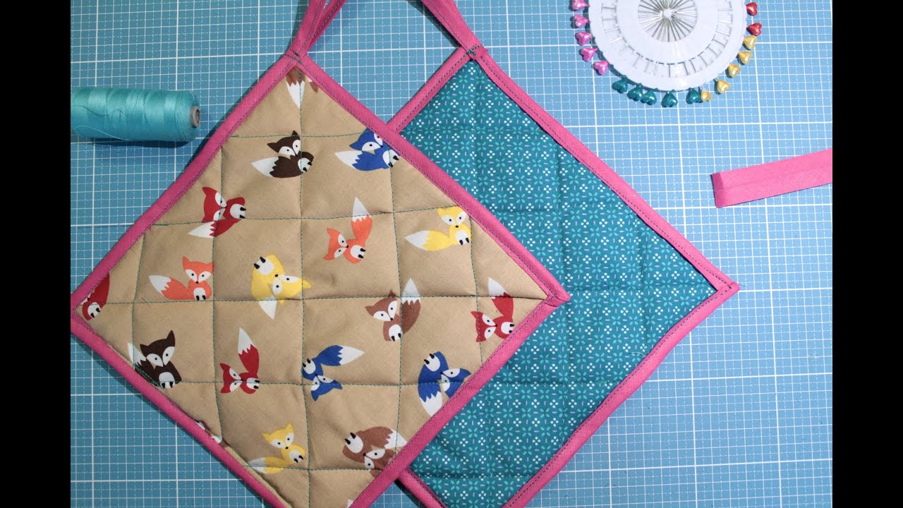 Anleitung Topflappen selber nähen - DIY Eule