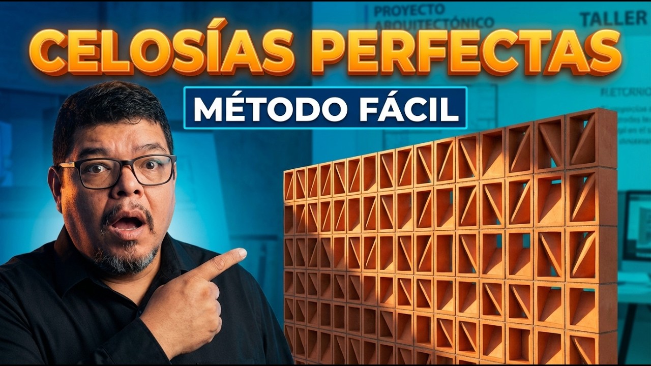 Modela un muro de celosía con Revit 2021