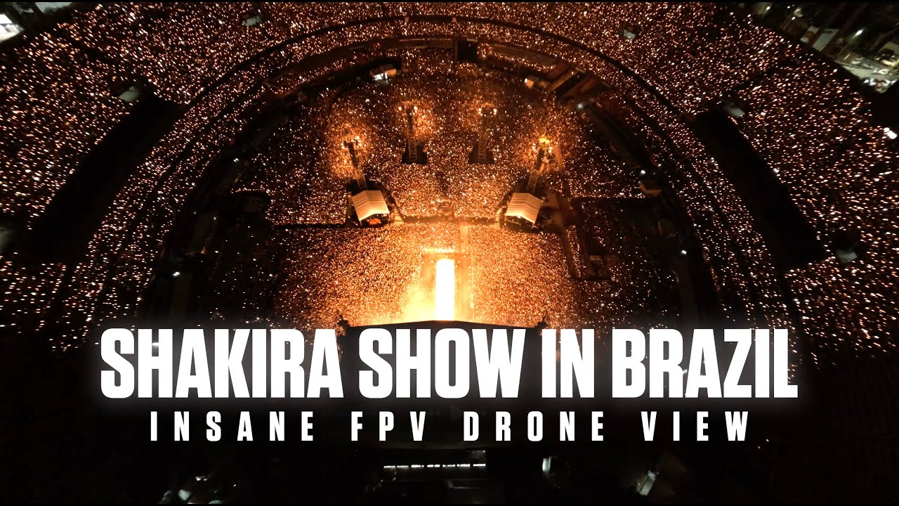 Unreal FPV 4K Footage of Shakira’s EPIC Brazil Show!