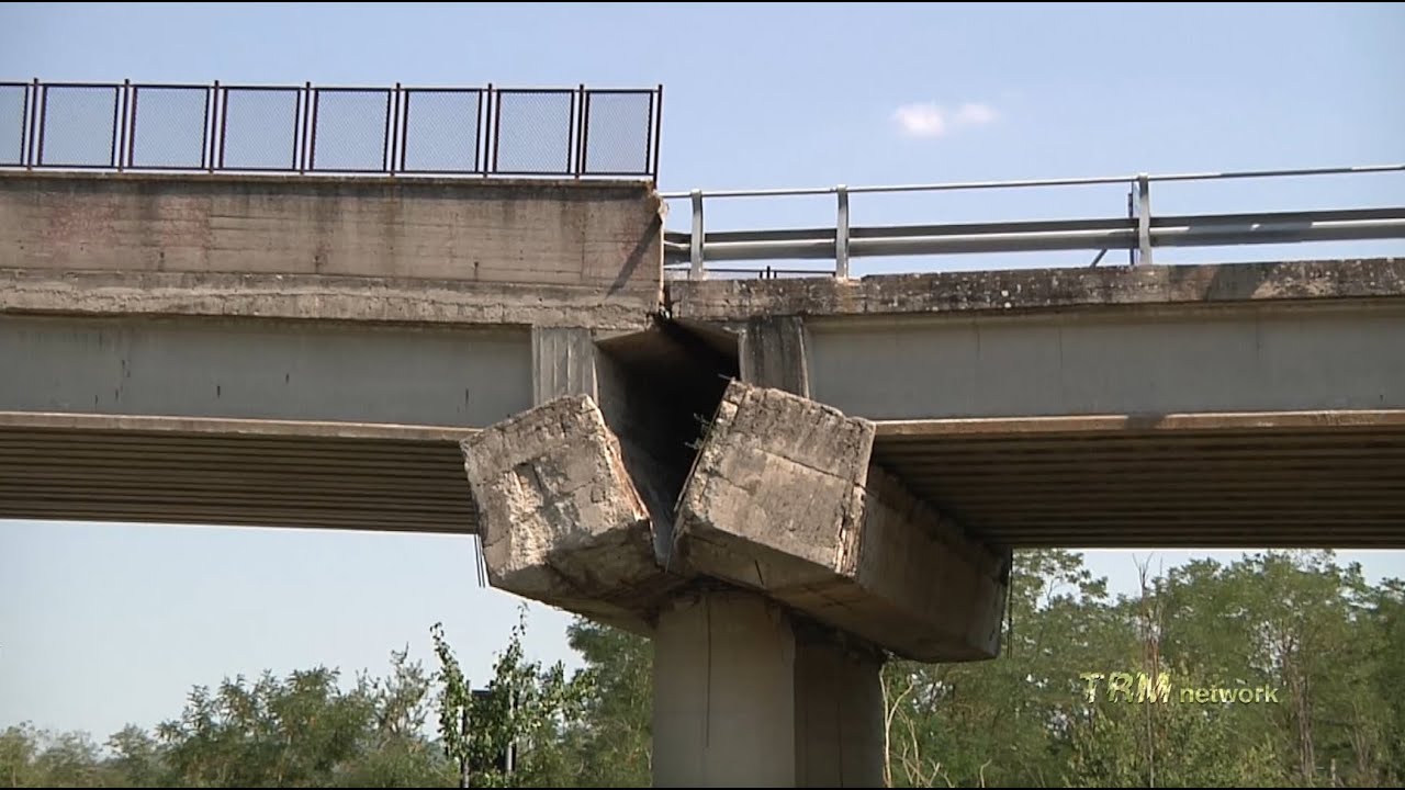Cedimento al viadotto Tiera, stop a treni e traffico a Potenza