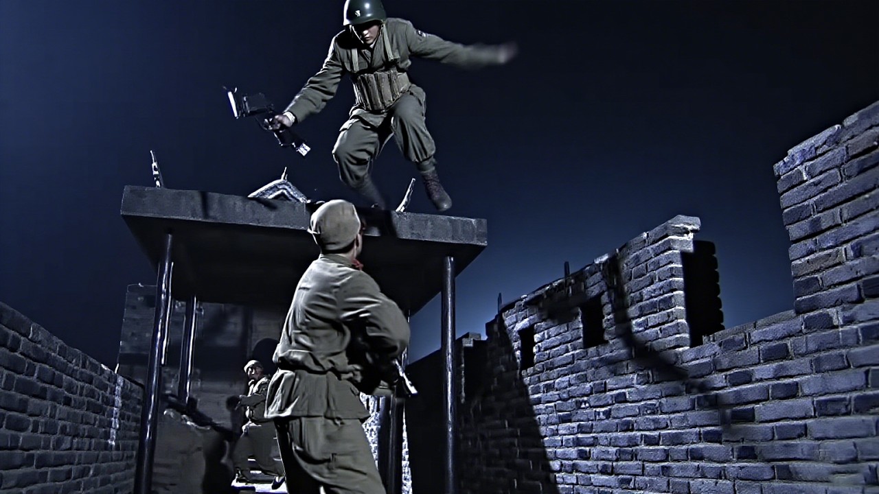 【特工電影】钩锁突入！中国特工深夜爬墙奇袭，敌军在未察觉的情况下被一锅端！🏹 抗戰 | Kung Fu | Action