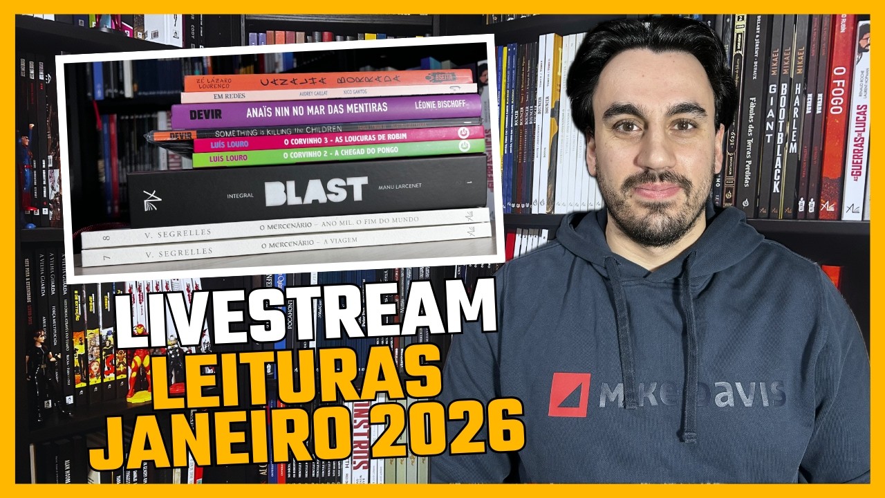 LIVE LEITURAS JANEIRO DE 2026! | BD | Station Comics #197