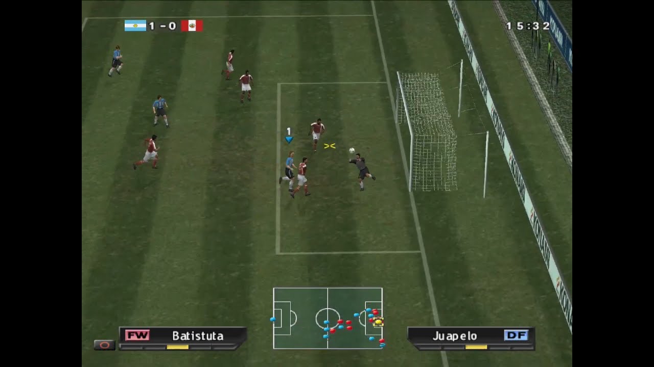 Pro Evolution Soccer 2  (PlayStation 2 Version) - America Cup Longplay - Difficulty: 5 Stars