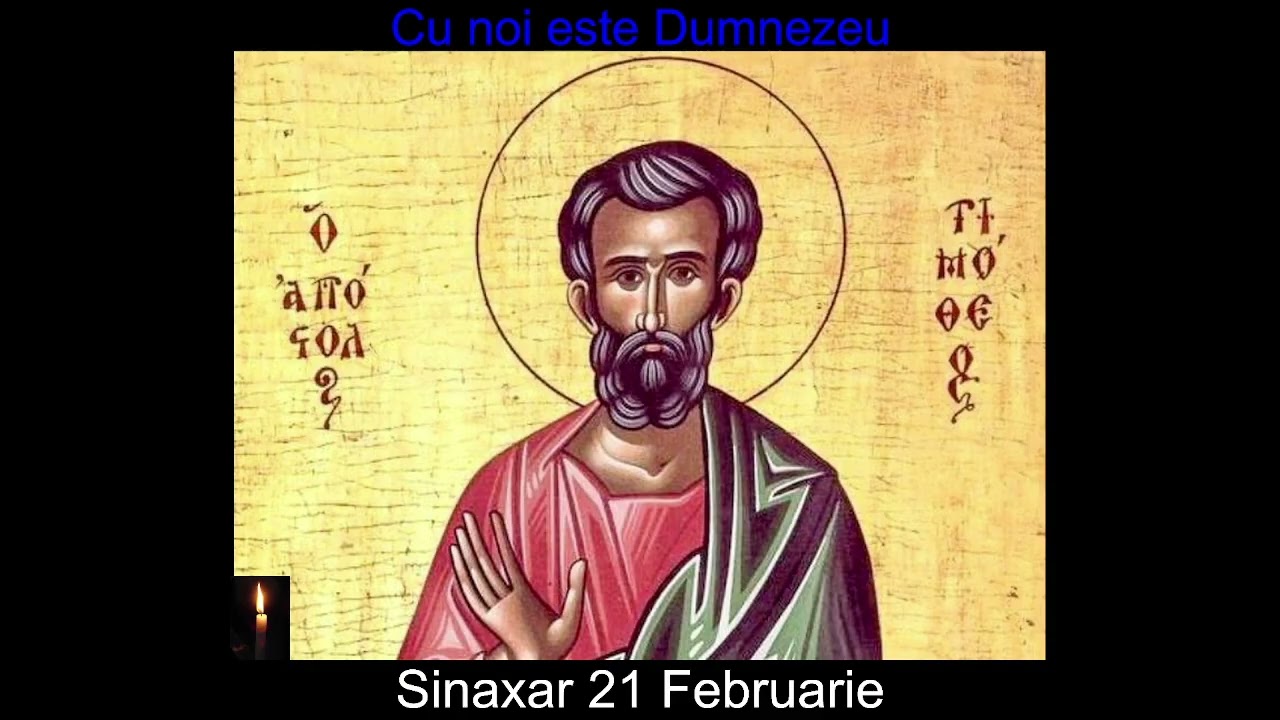 Cu noi este Dumnezeu. Sinaxar 21 Februarie.