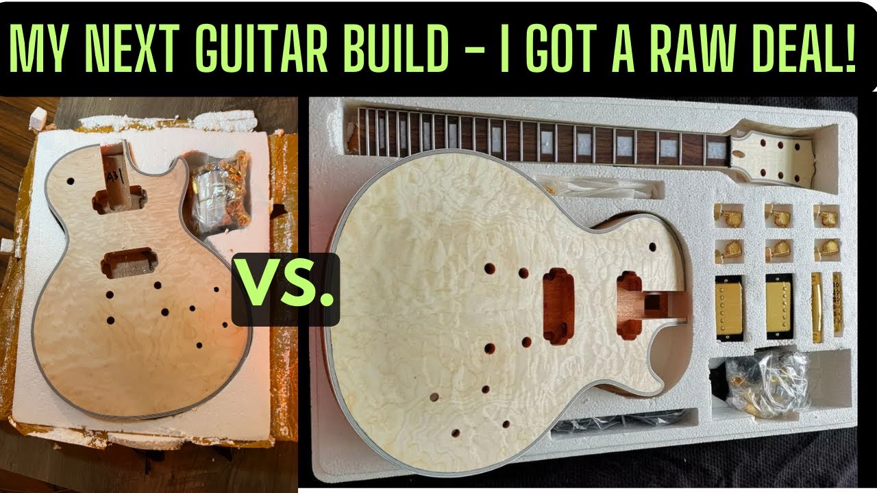 Я заказал набор для самостоятельной сборки "Les Paul Custom" и получил очень выгодную сделку! Но ...