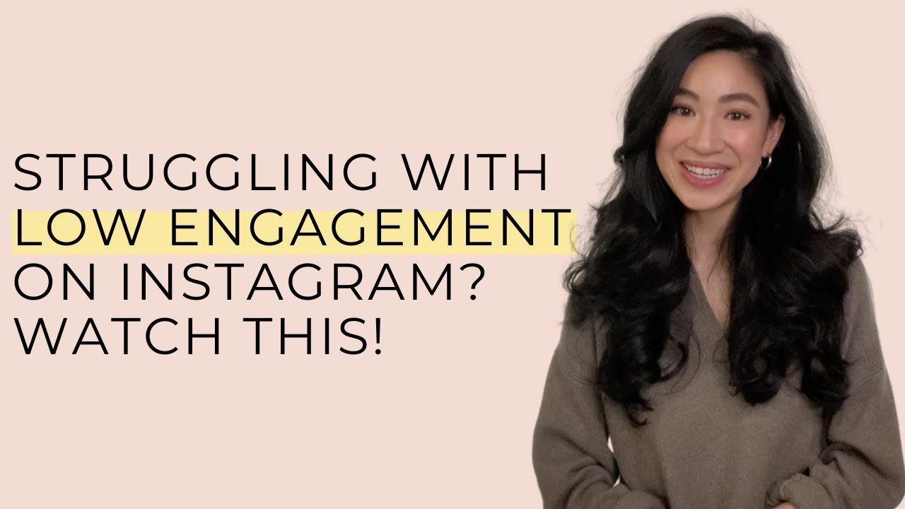 Struggling with low engagement on IG?  Watch this.