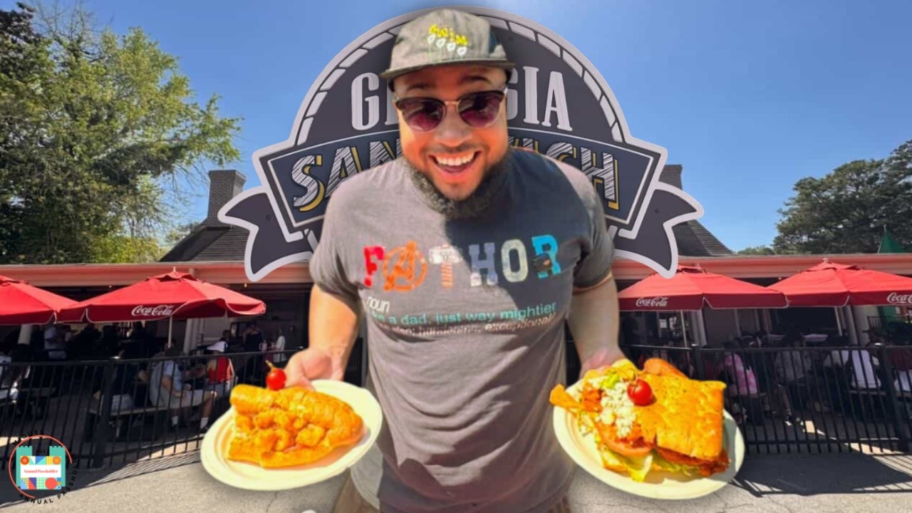 GRAND OPENING of the NEW Georgia Sandwich Company Restaurant at Six Flags Over Georgia! | BUSY DAY!