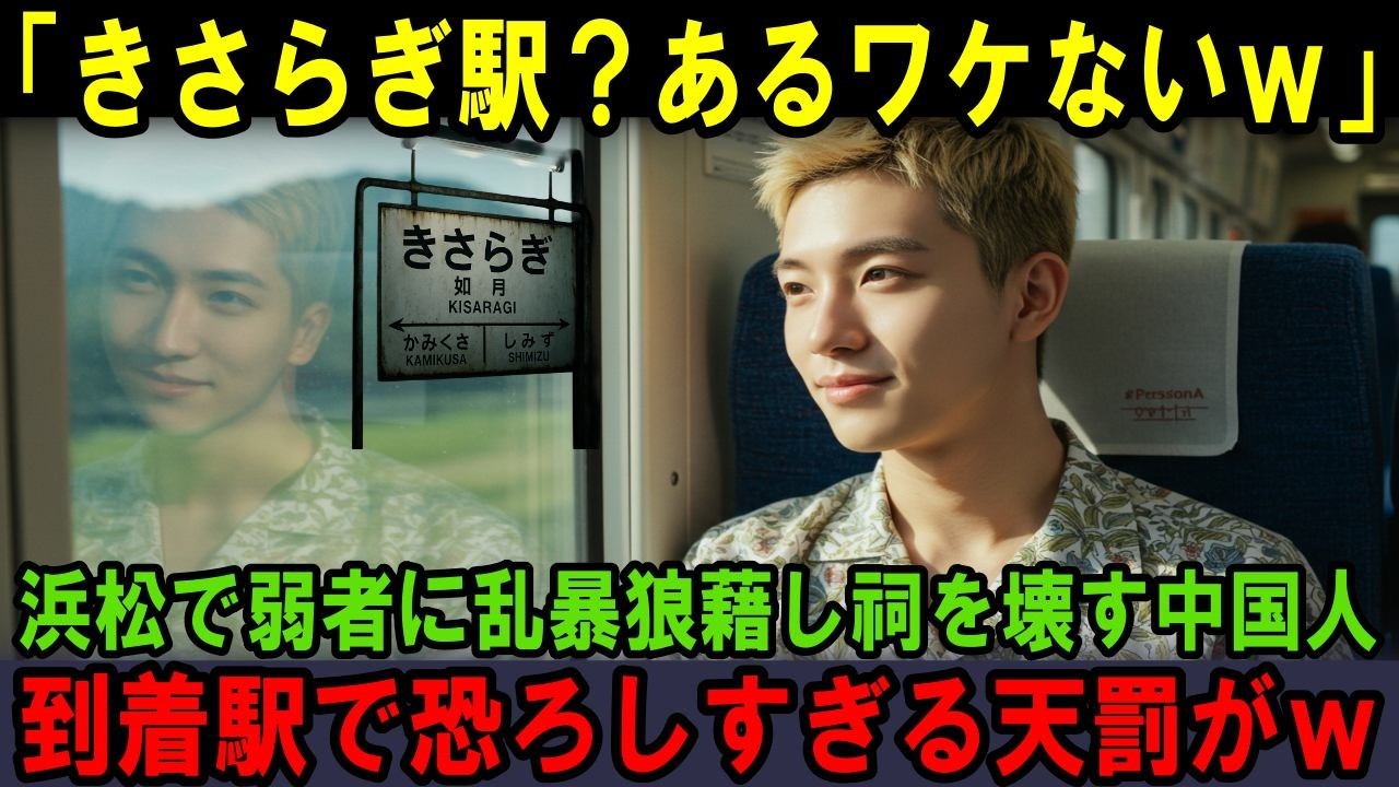 【海外の反応】「きさらぎ駅はないｗ」乱暴狼藉を重ねる中国人。到着駅で恐ろしすぎる天罰がｗキサラギ駅の謎に迫る！