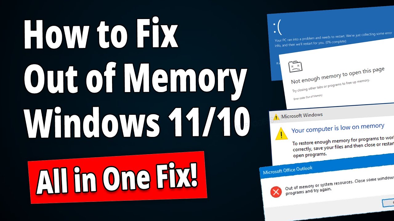 [РЕШЕНО] Как исправить проблему нехватки оперативной памяти в Windows 11/10