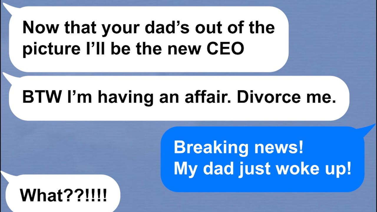 【Apple】Scumbag husband banks on my dad dying in a coma to take the company from him