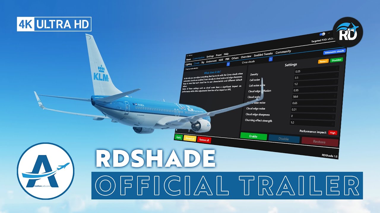 RDPresets - RDShade | Prepar3D v5.x [Official Trailer]
