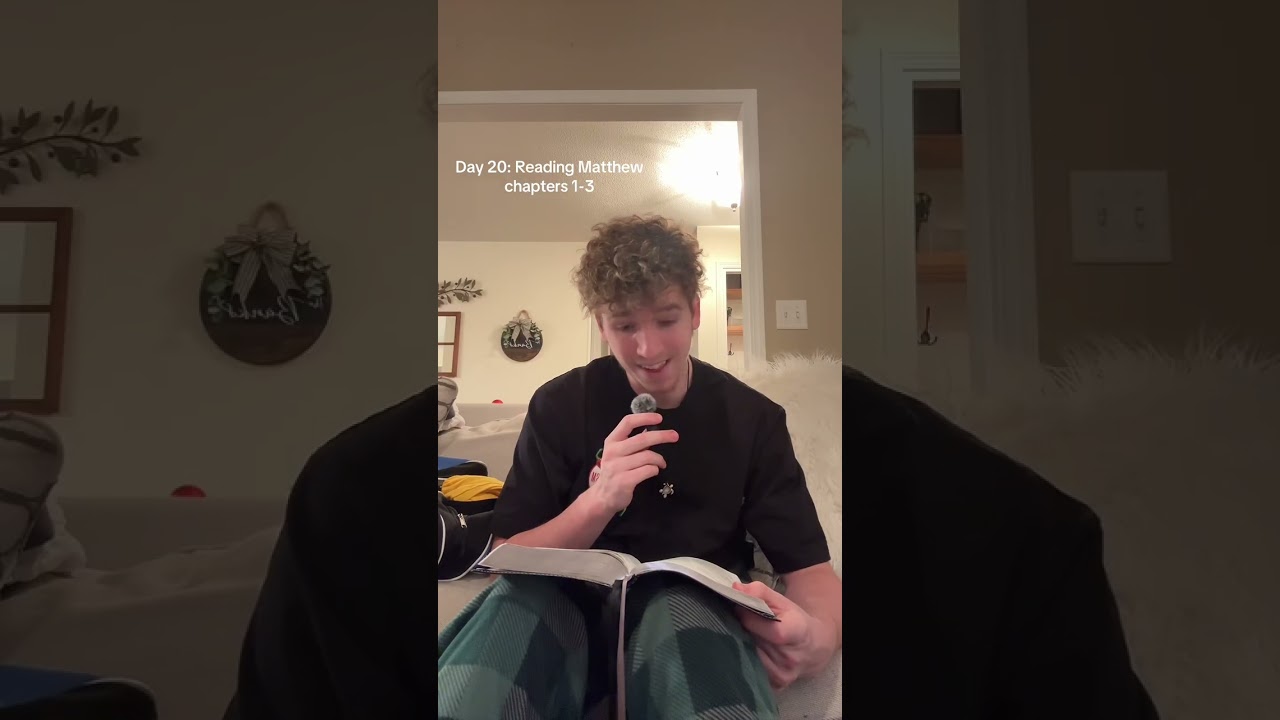 Reading the book of Matthew! Chapters 1-3