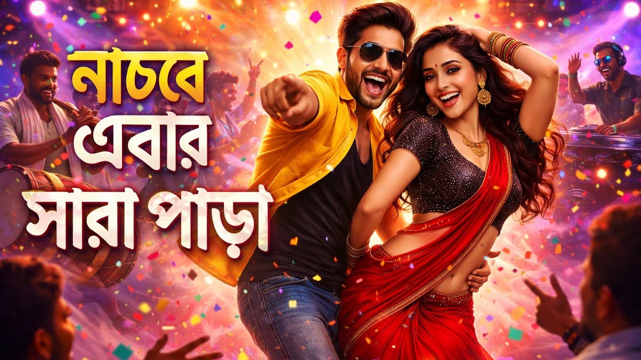 নাচবে এবার সারা পাড়া | New Bengali Dance Song 2026 | DJ Kuthu Vibes | Purulia New Song 