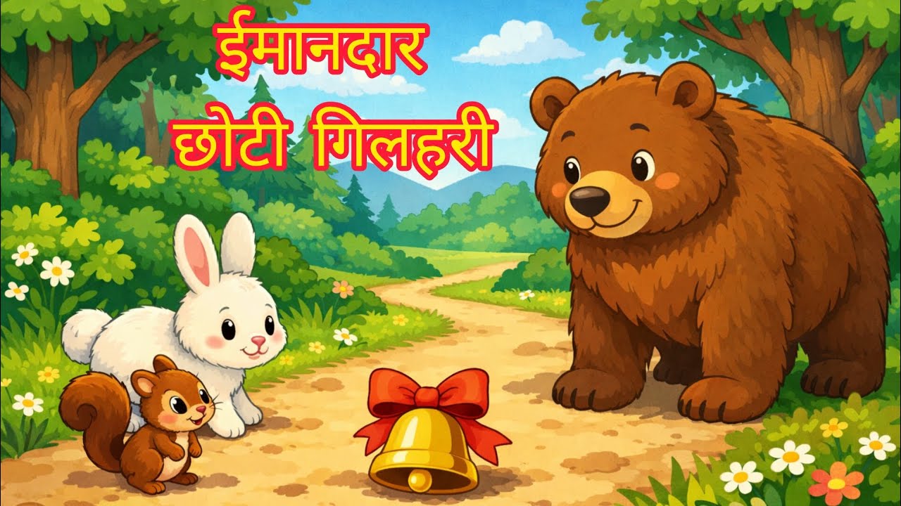 ईमानदार छोटी गिलहरी, cartoon story galaxy tv, #cartoon #hindikahanian #viral 