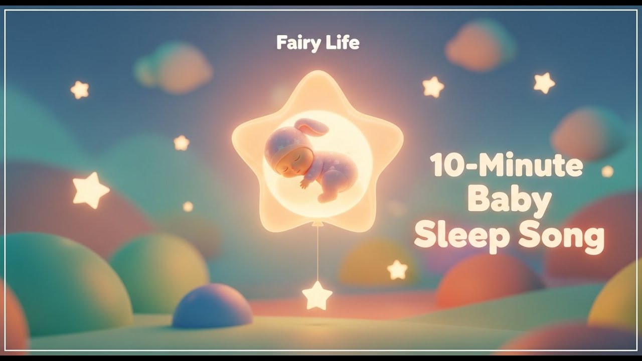 🌙 Sleepy Star Adventure | 10 Minutes of Gentle Lullaby for Baby Sleep ✨ | Fairy Life