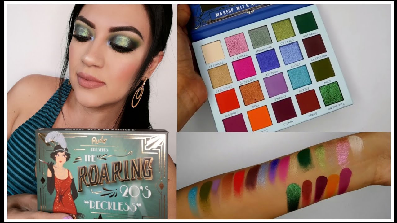 NUEVA Paleta RUDE THE ROARING 20´S RECKLESS / RESEÑA / SWATCHES Y MAQUILLAJE