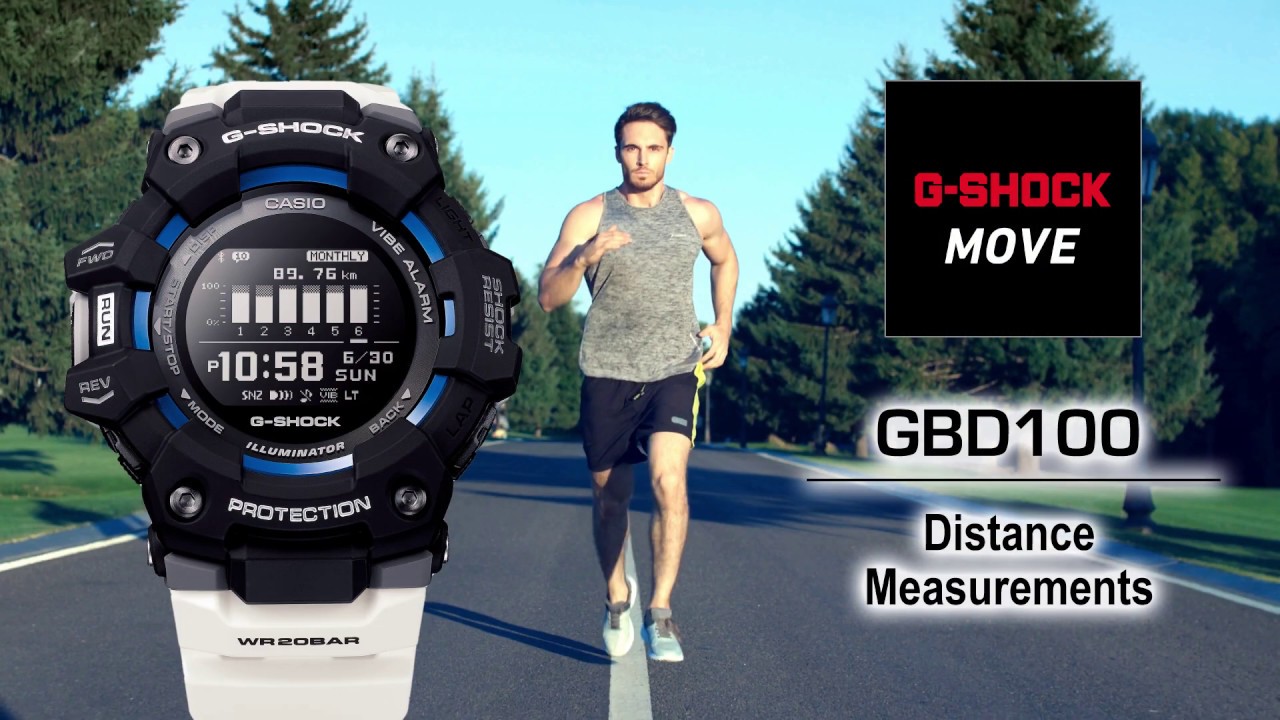 G-SHOCK MOVE: GBD100 Distance Measurement