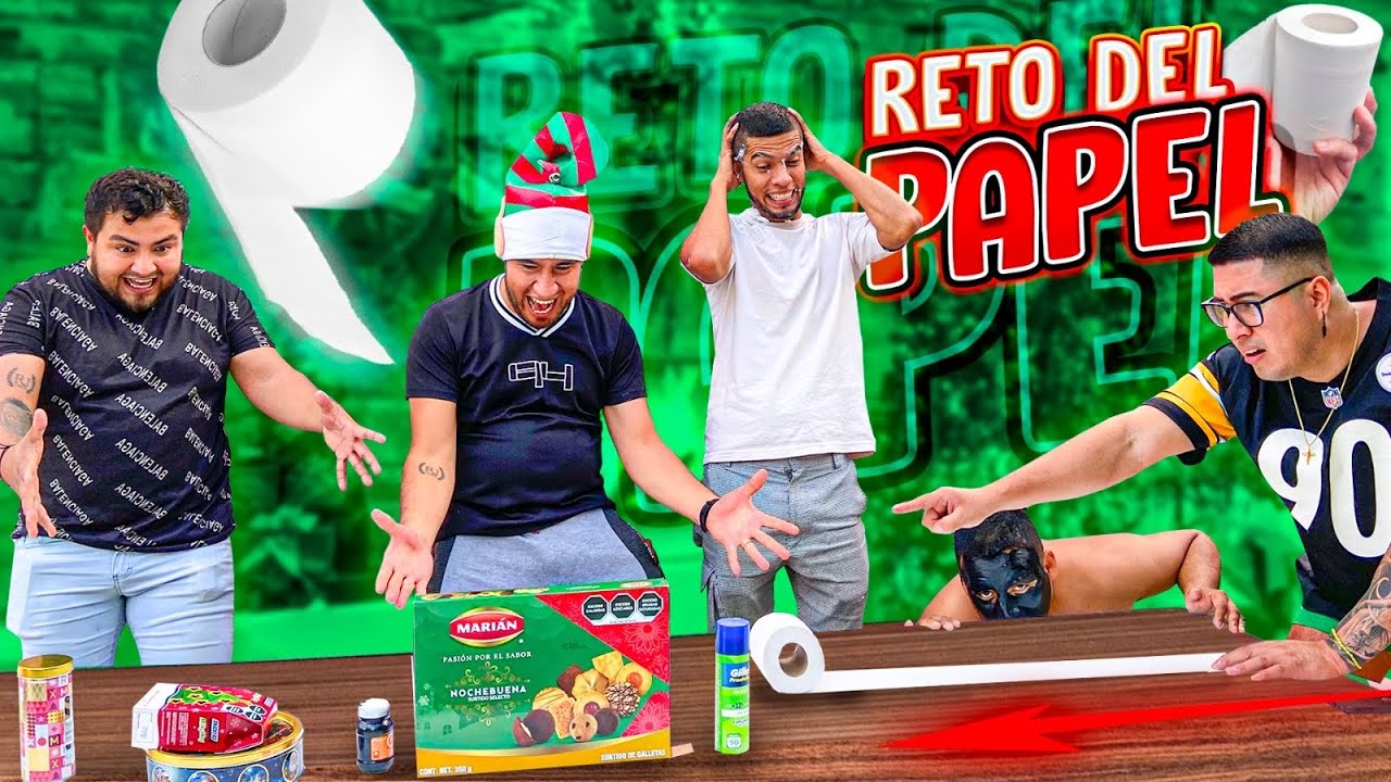 RETO DEL ROLLO DE PAPEL 🧻 CON EL CREW RETOJORJAIS 😎
