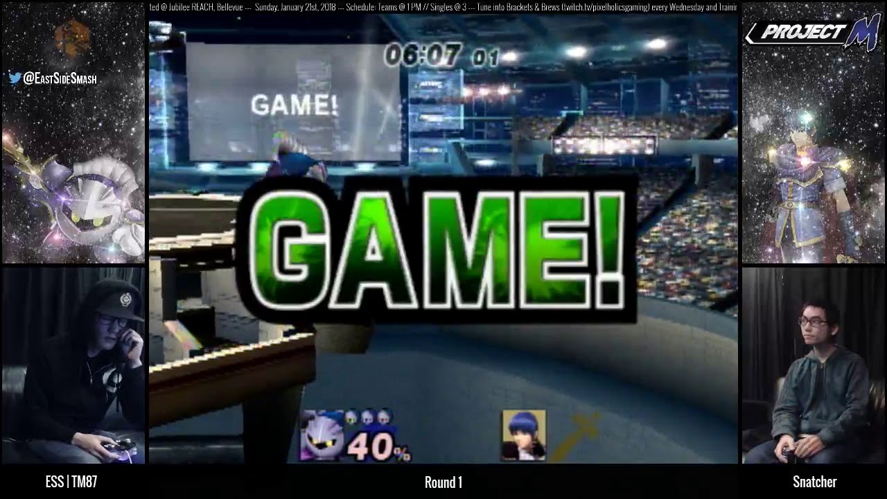 ESS Weekly #81: ESS | TM87 (Meta Knight) vs. Snatcher (Marth) - Round 1 - Project M