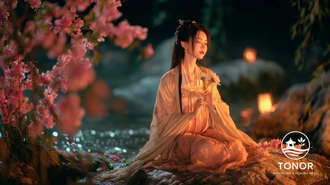 🌸 Meditation Traditional Chinese Golden healing frequency clears mental fog and restores deep peace🌸
