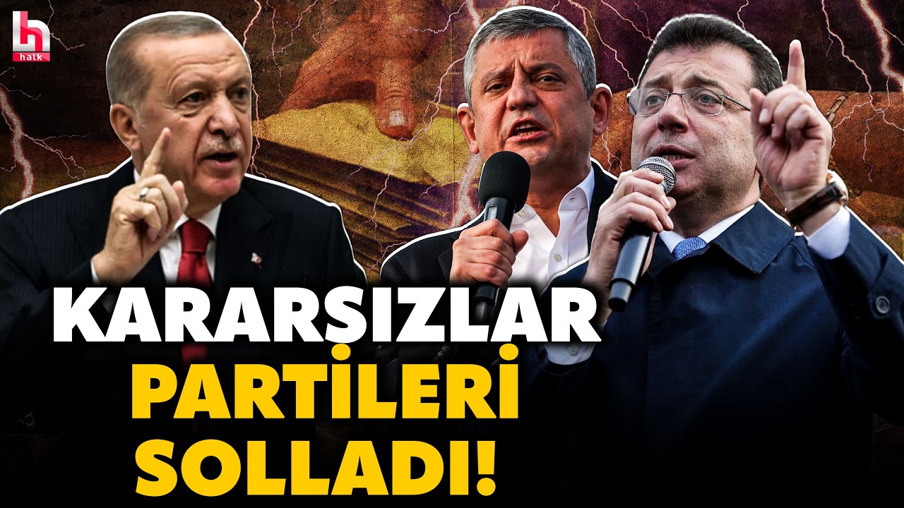 KARARSIZLAR BİRİNCİ SIRAYA YERLEŞTİ! Siyaset gündemi alt üst olacak! İşte ezber bozacak o anket...