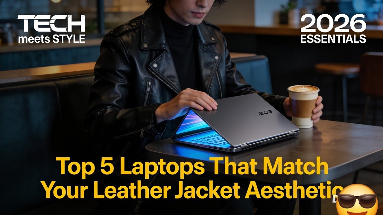 Upgrade Your Style! 🛑 Top 5 Laptops That Match Your Leather Jacket Aesthetic
