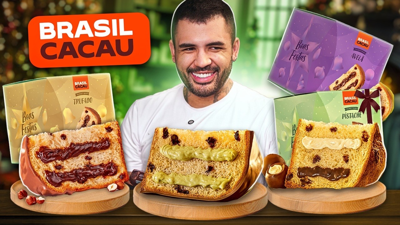 COMPREI OS MELHORES CHOCOTONES DA BRASIL CACAU! NÃO VALE O PREÇO