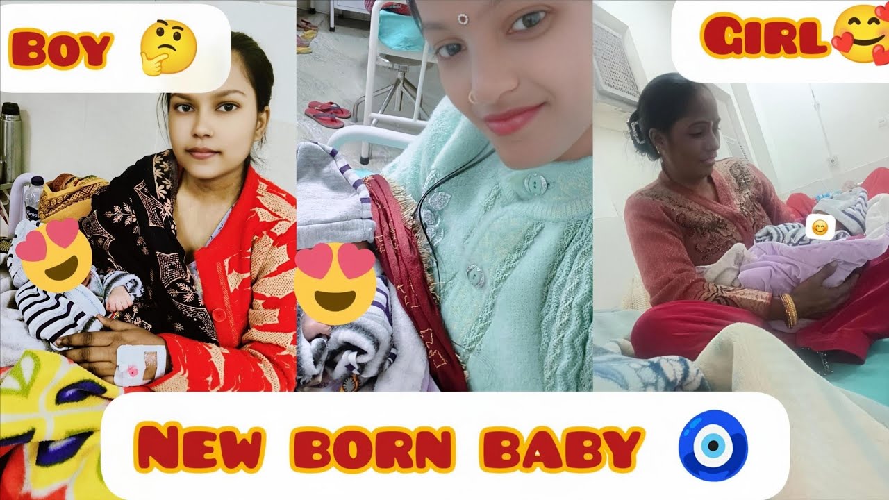 Finally New Born Baby aa gaya 🧿🍼 | Hospital Vlog ✨
