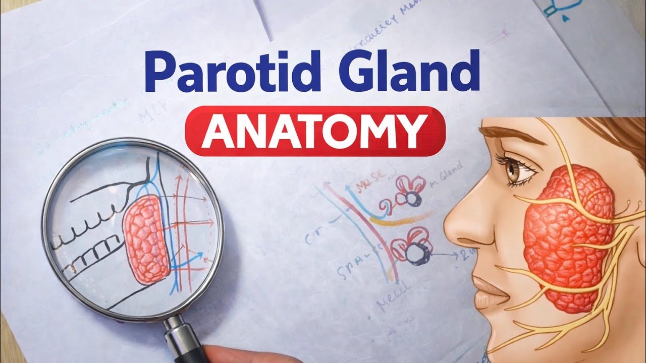 Parotid gland anstomy 