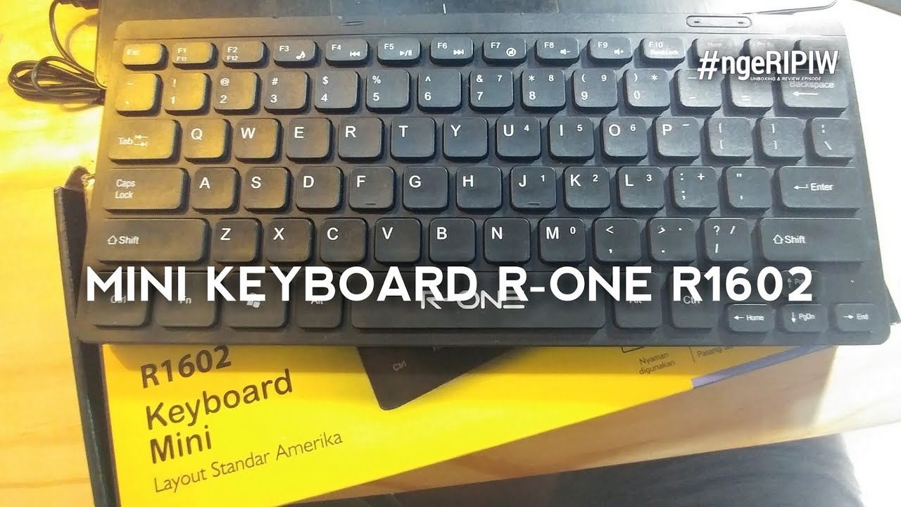 REVIEW MINI KEYBOARD R-ONE R1602| NGERIPIW
