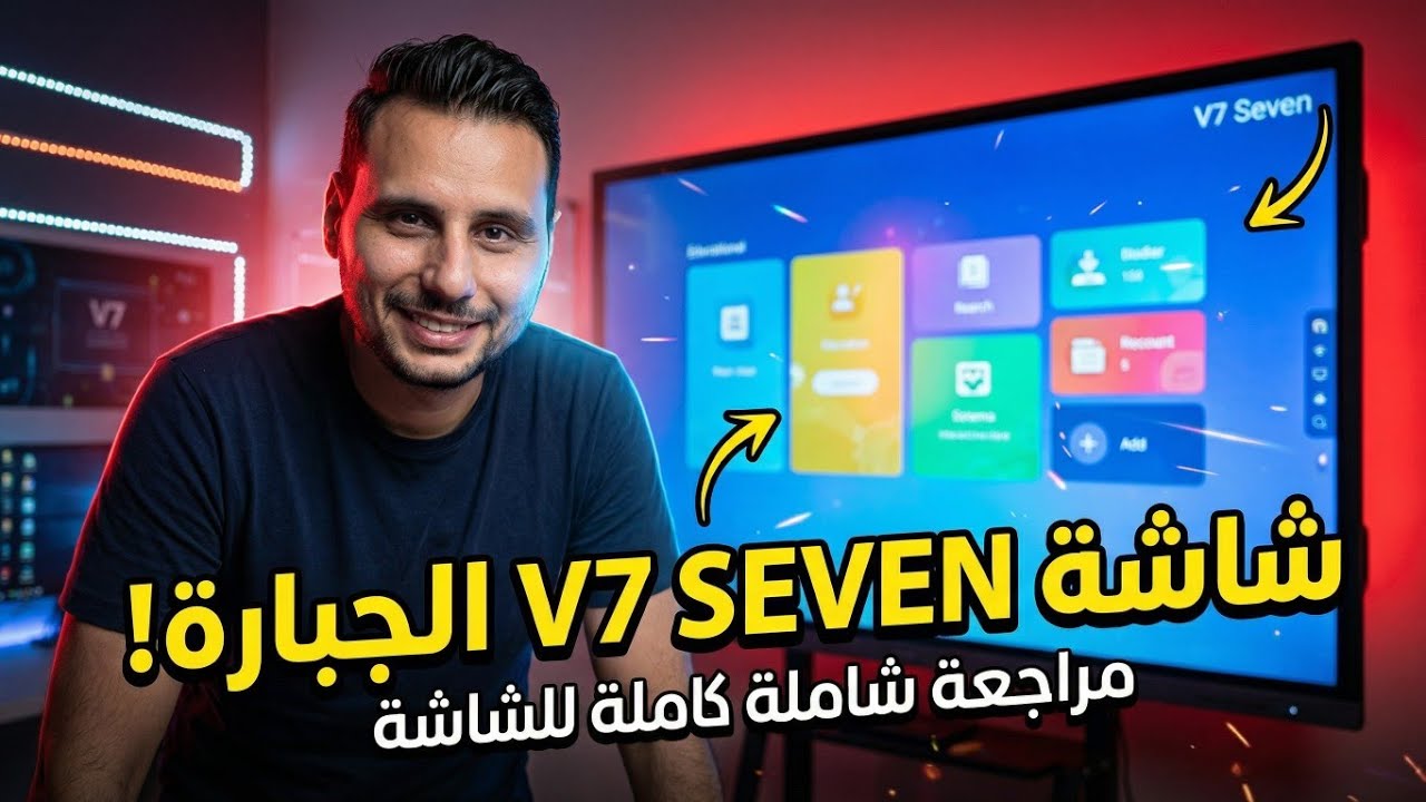 قبل أن تشتري: مراجعة كاملة للشاشة التفاعلية vseven (مميزات وعيوب