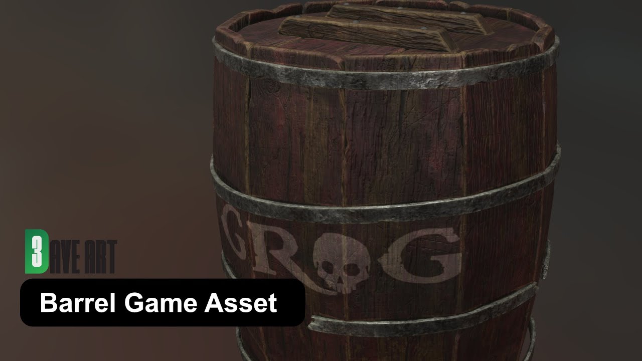 How to Create a Pirate Barrel in Blender and Texture it in Instamat