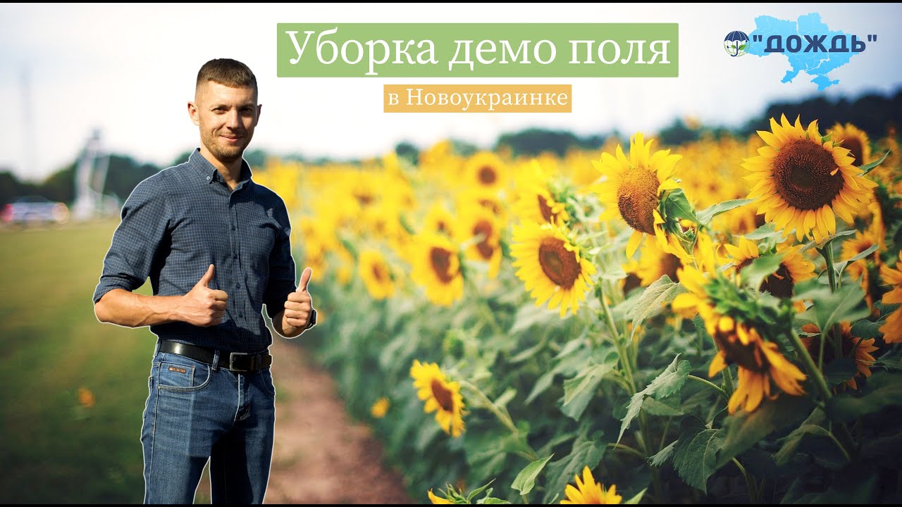 Уборка демо поля в Новоукраинке