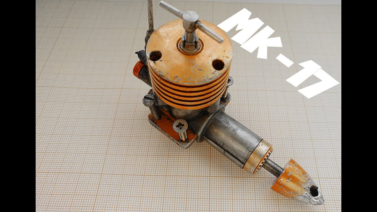 Repair of self-ignition diesel engine - MK 17 Small model engine