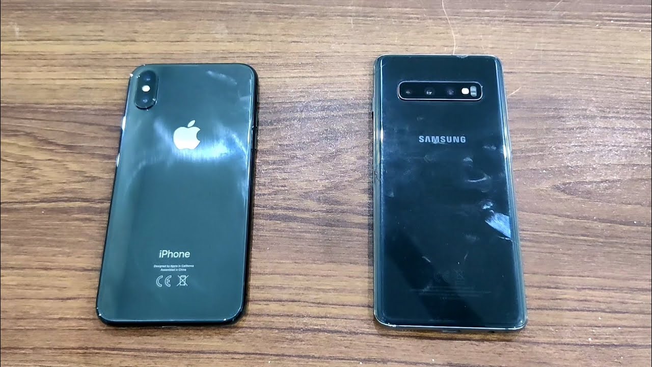 iPhone X Vs Samsung S10 Speed test! Exynos 9820 Vs A11 bionic