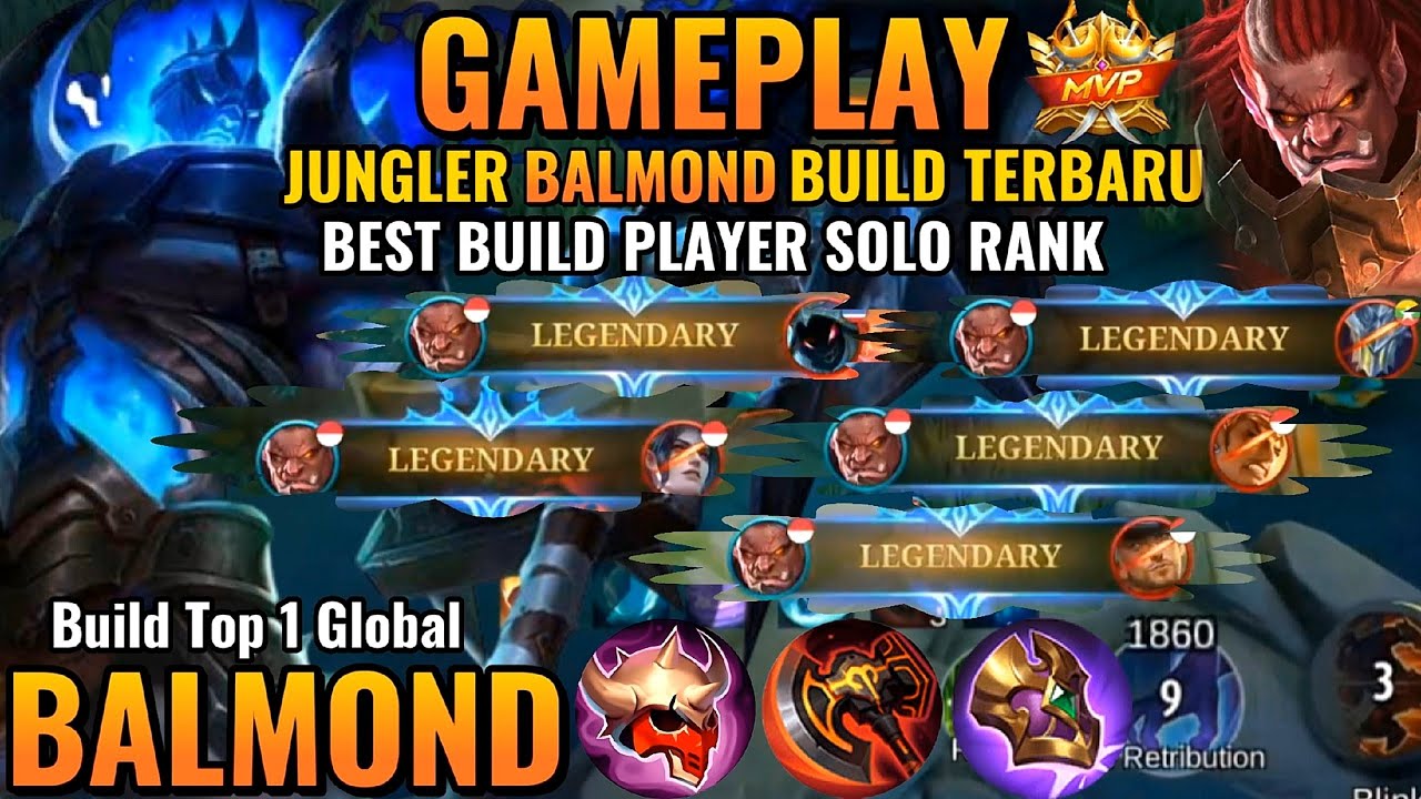 UPDATE TERBARU 2023 EMBLEM BUILD BALMOND | FULL MATCH LEGENDARY TERSAKIT! BUILD TOP 1 GLOBAL - MLLB