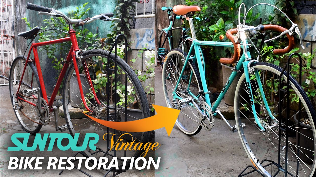 RESTORATION BIKE - 60's VINTAGE with SUNTOUR Components (CELESTE BIKE PROJECT)