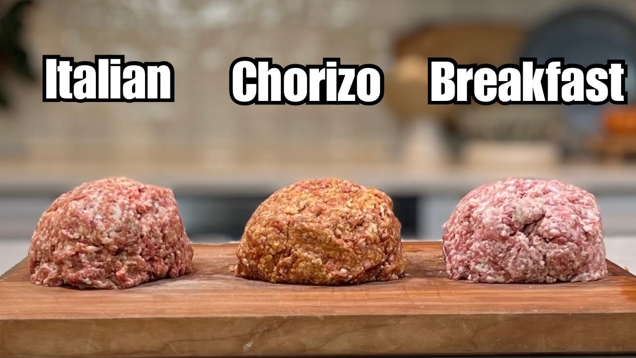 Sausage Making The Easy Way (3 Kinds)