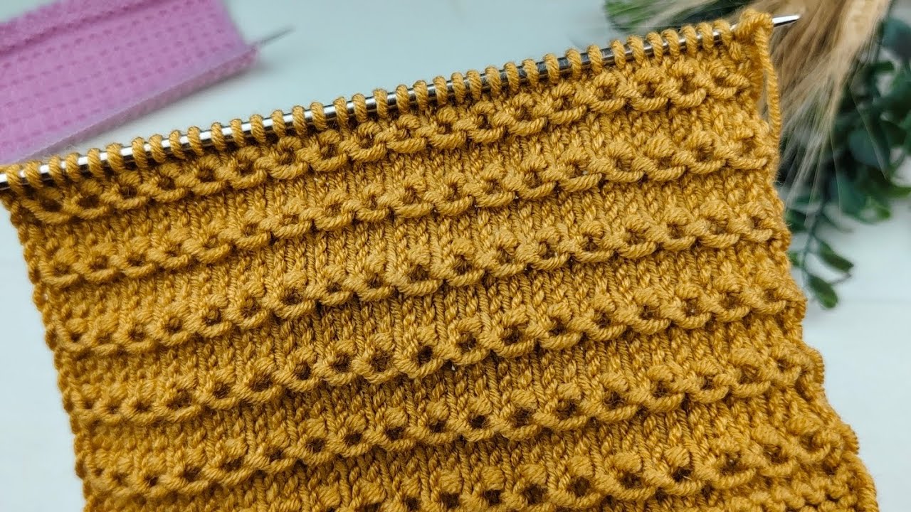 Bebek örgüleri için muhteşem çok şirin iki şiş örgü modeli ✅️Easy knitting baby blanket